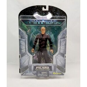 2002 Art Asylum Star Trek Nemesis Captain Jean-Luc Picard & Starfleet Phaser